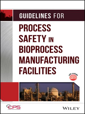 cover image of Guidelines for Process Safety in Bioprocess Manufacturing Facilities